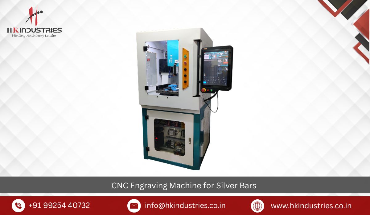 CNC Engraving Machine for Silver Bars