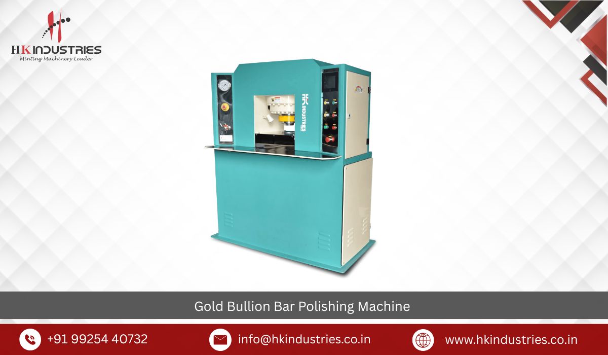 Gold Bullion Bar Polishing Machine